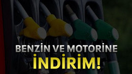 Benzin ve motorine indirim!